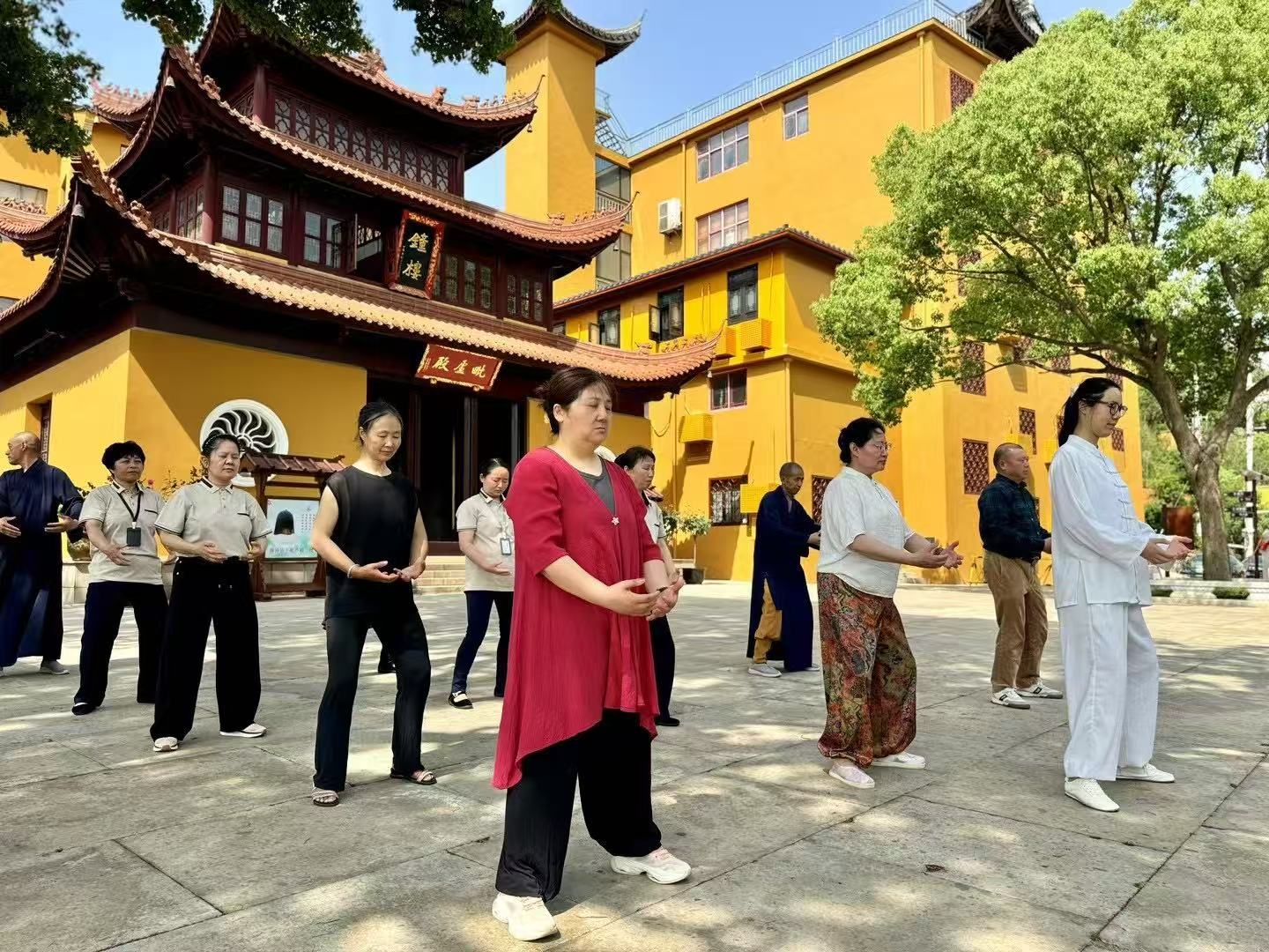 寺院太极传统功法公益教学