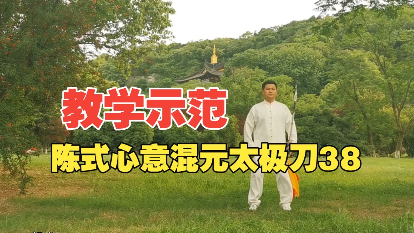 陈式心意混元太极刀 38 式 · 张林三老师教学示范